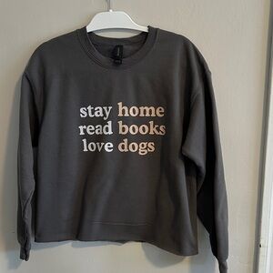 Gray Bookish Sweatshirt